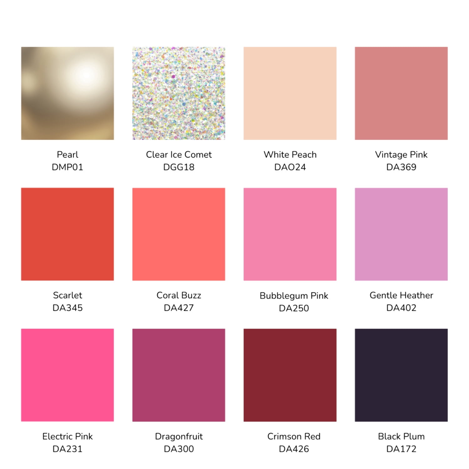 DecoArt Valentine & Galentine12-Piece Acrylic Paint Set, 2 fl oz Bottles