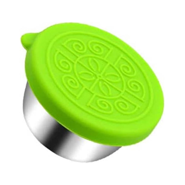Billuyoard Recipiente para aderezo para ensaladas, tapa de silicona, recipientes para salsa de acero inoxidable, cubierta a prueba de fugas, vasos Cocina y Comedor Verde