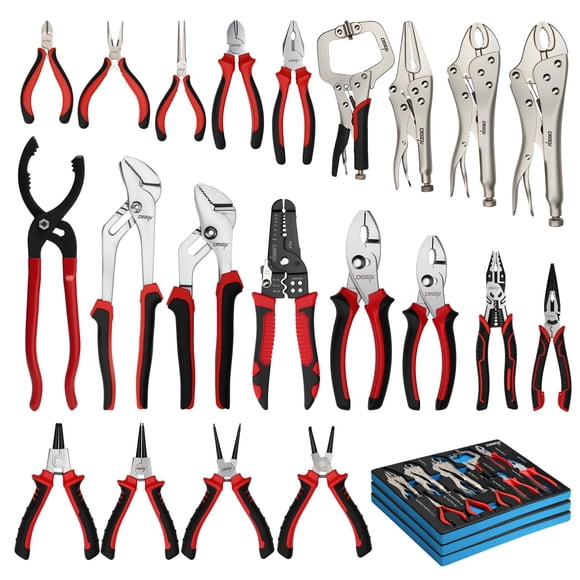 Juego de alicates DISEN 21 piezas con EVA, surtido completo con estuche