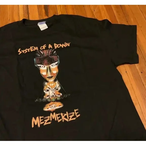 RARE System of a down mezmerize t shirt, reprinted t-shirt, gift for fan, rock band