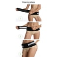 thumbnail image 3 of Vogacara Cinturón de articulación sacroilíaca para mujer, adhesivo ajustable Flexible reutilizable, tipo de alivio de presión, ejercicios deportivos, Masilla de fisioterapia con orificio de aire Vogacara CE014093-01, 3 of 6