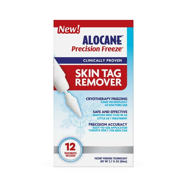 Eliminador de marcas de piel Alocane Precision Freeze con 12 aplicadores