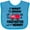 Turquoise, variant on Inktastic I Want to Grow Up to Be a Firefighter Like My Mommy Boys or Girls Baby Bib