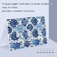 thumbnail image 4 of Dailycode Light Switch Plate Covers 2 Gang Wall Plate Plastics Outlet Covers for Kitchen Home Office Decor Indigo Tie Dye, 4 of 8
