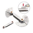 thumbnail image 1 of 1 Pc Thread Pitch Cutting Gauge Tool Set 55 & 60° Inch & Metric Thread ss Gauge Gear Tooth Pitch Gauge Tool Accessories ,Easy Identification, 1 of 6