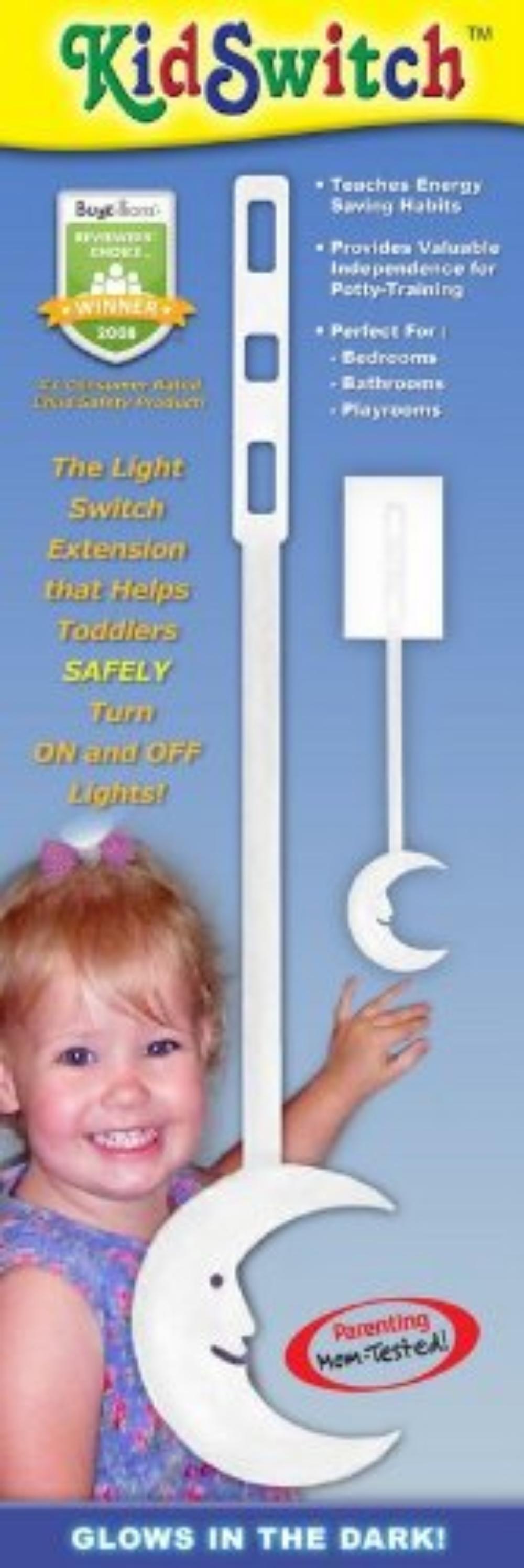 KidSwitch AwardWinning Light Switch Extender for Children & Toddlers Original Style 6 Pack