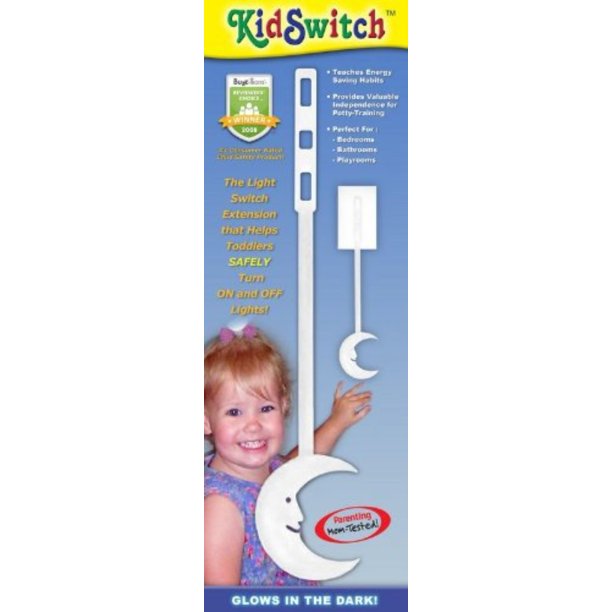 KidSwitch AwardWinning Light Switch Extender for Children & Toddlers Original Style 6 Pack