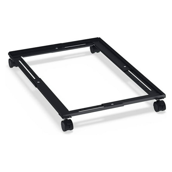 Adjustable File Cabinet Caddy - Letter and Legal Filing Cabinets, Black (ST52140-CC)