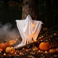 thumbnail image 4 of Halloween Hanging Ghost Decoration, Cute Floating Ghost Wall Decor Easy Hanging Reusable Spooky Party Ornament, Outdoor Yard Porch Door Window Decor for Halloween Party Hauntedy Houses, 4 of 6