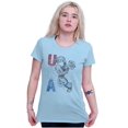 thumbnail image 3 of Popeye the Sailor Man USA Patriot Women's T Shirt Ladies Tee Brisco Brands 2X, 3 of 6