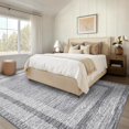thumbnail image 4 of Twister.CK 10' x 13' Area Rugs, Modern Geometric Low Pile Stain-Resistant Carpet Rug, for Living Room Home Office, Grey, 4 of 7