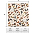 thumbnail image 4 of Country Farm Roosters Mailbox Covers Magnetic Waterproof Farmhouse Chicken and Hens Mail Cover Letter Post Box Wraps for Home Garden Yard Decor, 25.5x21 in, 4 of 6