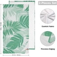 thumbnail image 2 of Dreamtimes Parrot Tropical Leaves Hand Towels 2 PCS, Watercolor Kitchen Towel Ultra Soft and Highly Absorbent,Decorative Fingertip Face Towel for Bathroom Hotel, 28.3"x14.4", 2 of 6