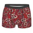 thumbnail image 5 of Uemuo Snake Pattern Men's Boxer Briefs,Trunk Anti-Chafing,Comfortable, Durable, and Stylish Underwear-Large, 5 of 9