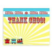 POP parties Train Party Thank You Cards - 10 Thank You Cards + 10 Envelopes