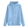 thumbnail image 6 of Gkeoshab Sweater Dress Tracksuit Sweatsuit Sweatshirt and Sweatpant for Women Men 2 Piece Sets Pullover Sweater Light Blue S, 6 of 9