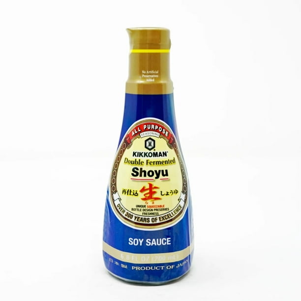 Kikkoman Double Fermented Soy Sauce, 6.8 oz