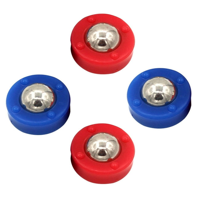 QUMIIRITY 2 Ensembles Mini Boules de Bouclage de Table Ensemble de Rondelles de Shuffleboard Plastique Rouge Plaisir Intérieur
