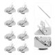 thumbnail image 4 of BRIGHTFUFU 50 unids DIY Broche Bases Metal Broche Class Pin Base DIY Broche Crafts Fabricación de bases, 4 of 7