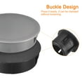 thumbnail image 4 of 26Pack 22mm(55/64") Plastic Hole Plugs Panel Flush Type Knockout Locking Plugs, Black, 4 of 6
