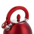thumbnail image 2 of Hamilton Beach 3.2 Qt Stainless Steel Boiler Whistling Tea Kettle, Red, 2 of 6