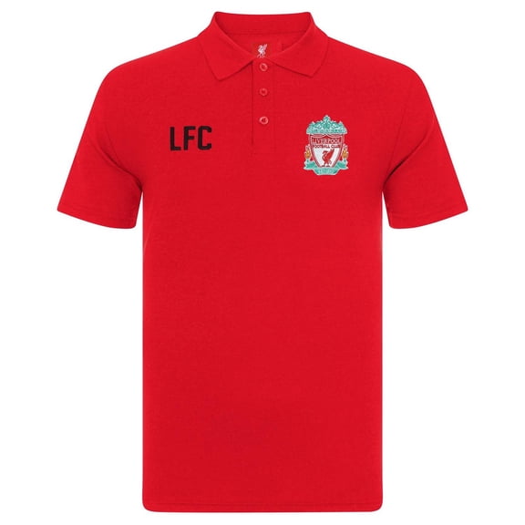 Liverpool FC Mens Crest Polo Shirt