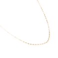 thumbnail image 2 of Cadena Ametrinaa Grano de Café Unisex 50cm Oro Italiano Solido 10k, 2 of 5