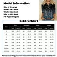 thumbnail image 3 of RPVATI 3/4 Length Sleeve Shirts for Women Button Down Up V Neck Elbow Sleeve Tops Floral Print Loose Fit Henley Blouses Fashion Trendy T Shirts Summer Tunic Tops 2024 Black L, 3 of 6
