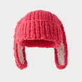 thumbnail image 3 of Misright Oversized Knit Hat with Ear Lovely Colorful Skiing Hat Cartoon Photo Props, 3 of 9