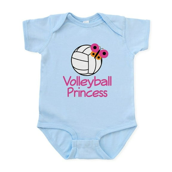 CafePress - Volleyball Princess Gift Infant Bodysuit - Baby Light Bodysuit, Size Newborn - 24 Months