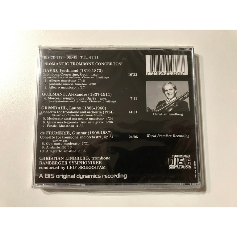 Christian Lindberg - Romantic Trombone Concertos - Music