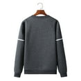 thumbnail image 4 of Palato Mens T Shirts,Men Casual Solid Basic Pullover Round Neck Sweater Top With Webbing Design, 4 of 4
