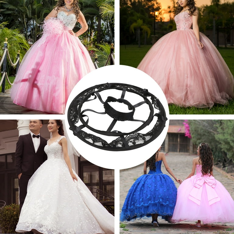Frienshipship Gifts Women Bustle Petticoat Hollow Herringbone Skirt Pannier Rich Silk Bride Walmart