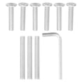 thumbnail image 2 of 10 tornillos de repuesto para rascadores de gatos con llave Allen. Tornillos M8 para rascadores de gatos. Perno y tornillo roscados., 2 of 8