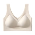 thumbnail image 2 of Ashirexll Push Up Bra, Plus Size Bras for Women, Solid Color T Shirt Bra Wireless Push Up, 2 of 3