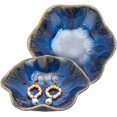thumbnail image 2 of 2Pcs Ceramic Jewelry Tray Lotus Leaf Shape Ring Dish Holder Porcelain Trinket Tray Decorative Trinket Plate Porcelain Dipping Dish, 2 of 6