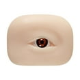 thumbnail image 4 of Xuanheng 3D Silicone Eye Model Eyebrow Line Practice Multipurpose Makeup Practice Aid brown left, 4 of 8