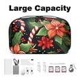 thumbnail image 3 of Christmas Digital Storage Bag Pouch, Waterproof Oxford Cloth Electronic Travel Case Organizer, Hard Drive Bag, and USB Organizer - 5.9x9.44x3.14 in., 3 of 6
