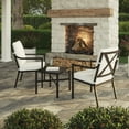 thumbnail image 2 of My Texas House Cambria Outdoor Steel End Table, Black, 2 of 10