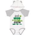 thumbnail image 3 of Inktastic Little Miss Irish Cutie with Shamrocks and Arrow Girls Baby Bodysuit, 3 of 5