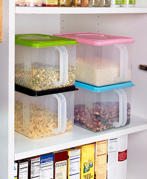 Bulk Storage Handled Bins, Blue