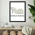thumbnail image 2 of Fashion Designer Glam Shoe - Framed Print, 2 of 3