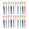 thumbnail image 1 of KAKOWELY Colorful Paint Brush for Kids with Comfortable Plastic Handle Assorted Colors 20 Pieces,6.1"X0.79"X0.59", 1 of 5