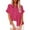 Red 1, variant on Baqcunre Womens Blouses Fashion Women'S Solid Linen Casual Loose Short Sleeve Button Shirt Women'S Tops Shirts For Women Army Green L