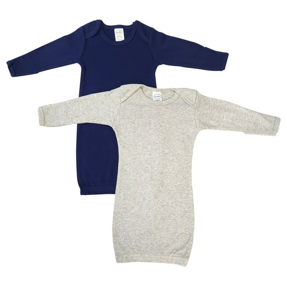Bambini Layette Unisex Newborn Baby 2 Piece Gown Set