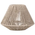 thumbnail image 2 of Simulación de la luz de la cuerda de papel tejido Ratán del techo del techo cubierta de bombilla para la lámpara de mesa cubierta de lámpara colgante para la luz del piso para la sala de estar Hotel, 2 of 9