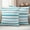 White Teal, variant on Yellow Grey Outdoor Waterproof Pillow Covers, Farmhouse Watercolor Modern Geometric Decorative Square Throw Pillowcase Sofa Cushion Sham for Patio/Couch/Chair, 20"x20" 2 Pack