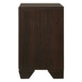 thumbnail image 5 of Nightstand with 2 Drawers, Dark Cocoa Finish - Rectangular Bedside Table - Modern Bedroom Furniture - Sturdy Wood Frame - 23.5"W x 16.5"D x 27"H, 5 of 9