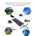 thumbnail image 4 of Panel Solar, Kit De Cargador Solar, Teléfono Celular Ligero Con Cámara De 5V Para Tableta, Computadora Portátil, Actividades Al Aire Libre, Trabajo Ccdes Solar Panel, 4 of 8