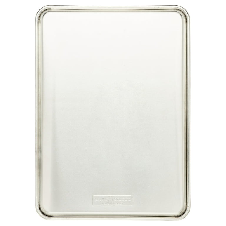Nordic Ware Natural Aluminum Commercial Baker's Half Sheet, 2-Pack, Silver